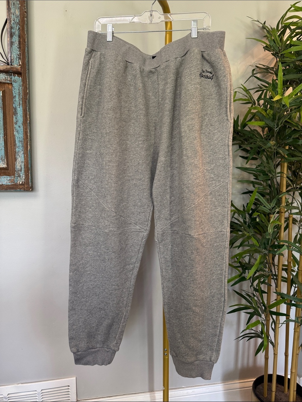 Crooks & Castles vintage Heather Gray Jogger Sweatpants 3XL